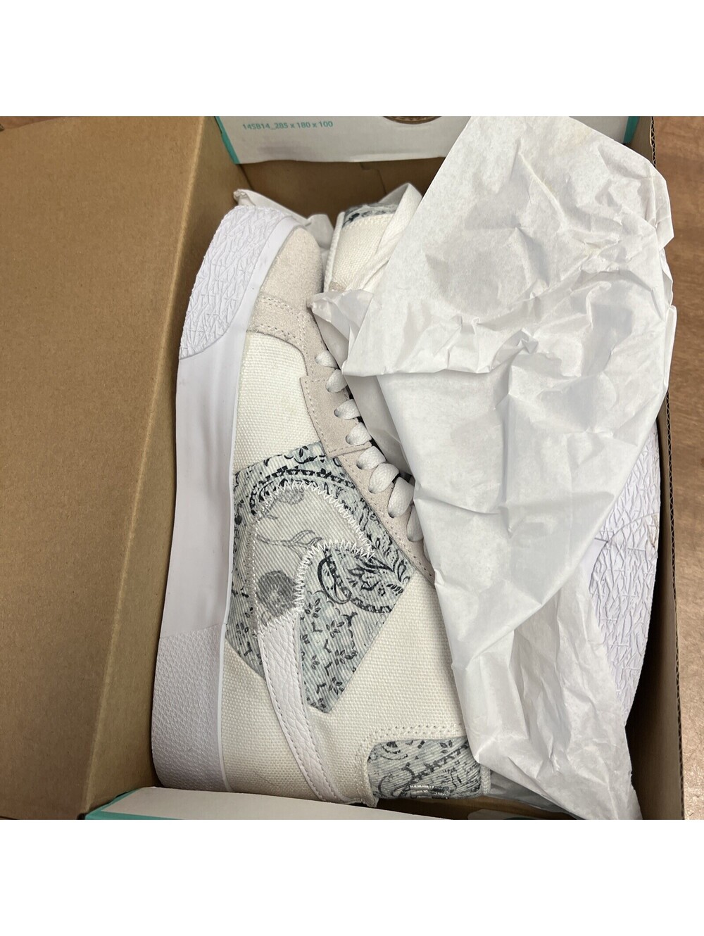 Size 45.- Nike Zoom Blazer Mid Premium SB Paisley Pack - Floral New In Box